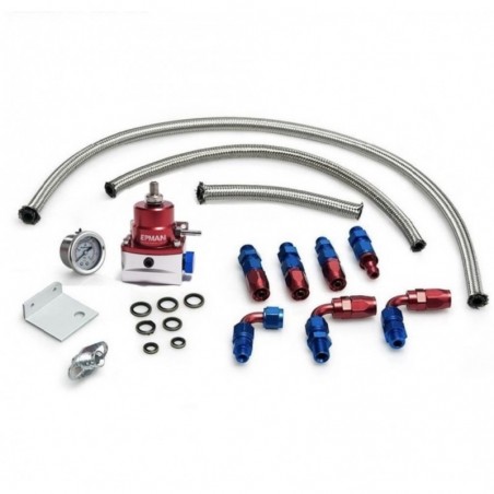 Pressure regulator gas kit and hoses aviation