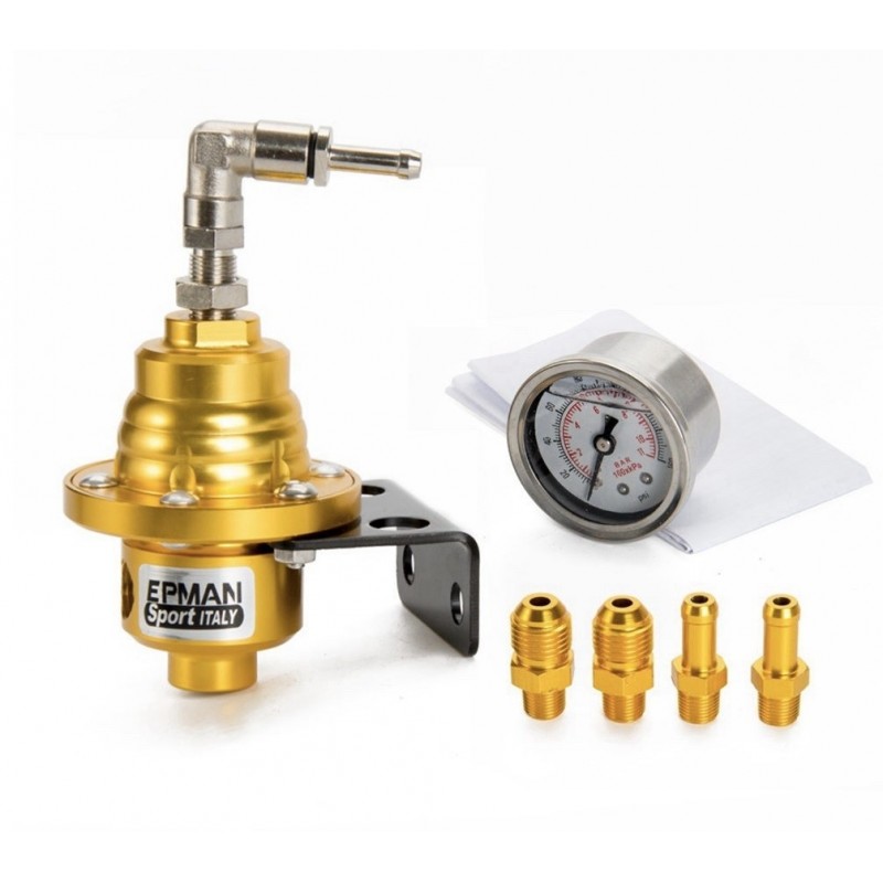 Fuel pressure regulator performance + pressure gauge to glycèrine