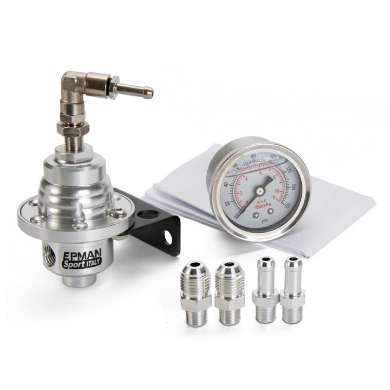Fuel pressure regulator performance + pressure gauge to glycèrine