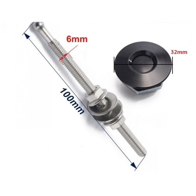 Fixation rapide type "push and clip" Fixation rapide type "push and clip"