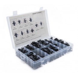 Malette 280 pcs comprenant Clip Rivet Passage de Roue, Cache Sous Moteur et Bavette...