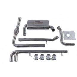 Line exhaust system Stainless steel Renault 4