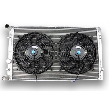 Radiatore in Alluminio VOLKSWAGEN GOLF GTI MK4 E SEAT LEON+ fan piatti