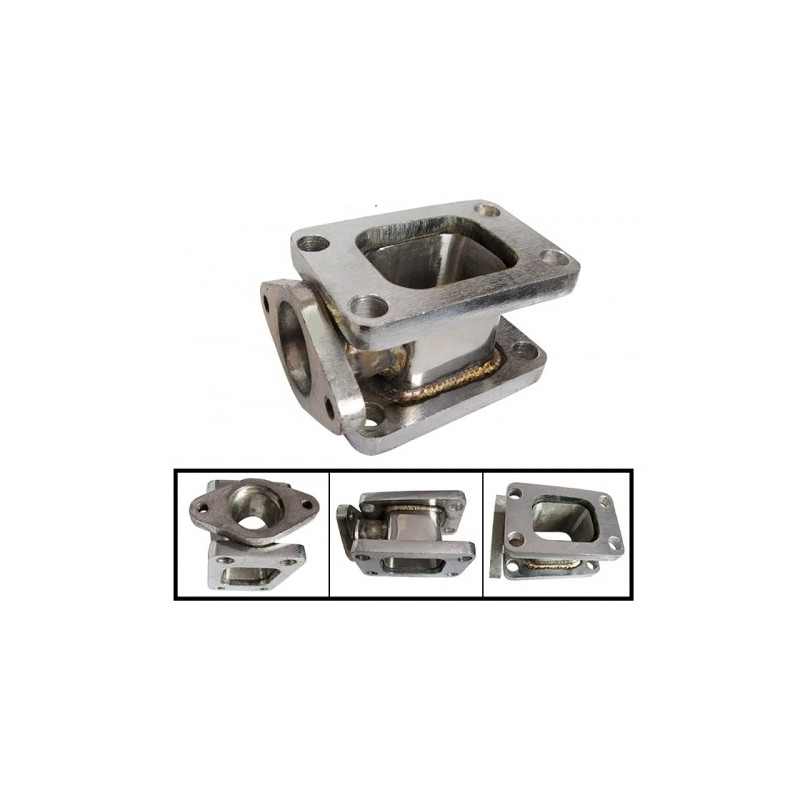 Adapter turbo T3 to T3 with the flange for the waste gate, 38mm Adapter turbo T3 to T3 with the flange for the waste gate, 38mm
