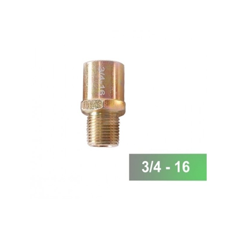 Adapter 3/4-16 UNF-plaat sandwich Adapter 3/4-16 UNF-plaat sandwich